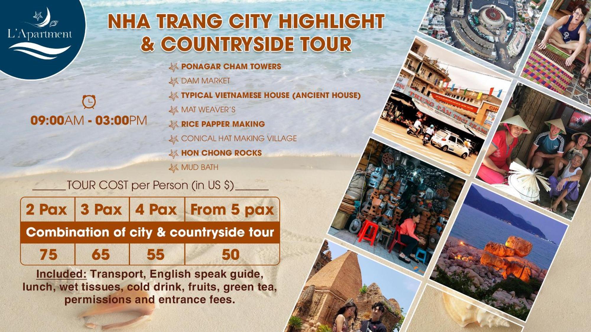 L'Apartment And Signature Nha Trang Tours - Muong Thanh Luxury Khanh Hoa Eksteriør bilde